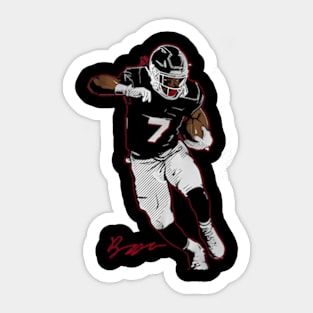 Bijan Robinson Superstar Pose Sticker